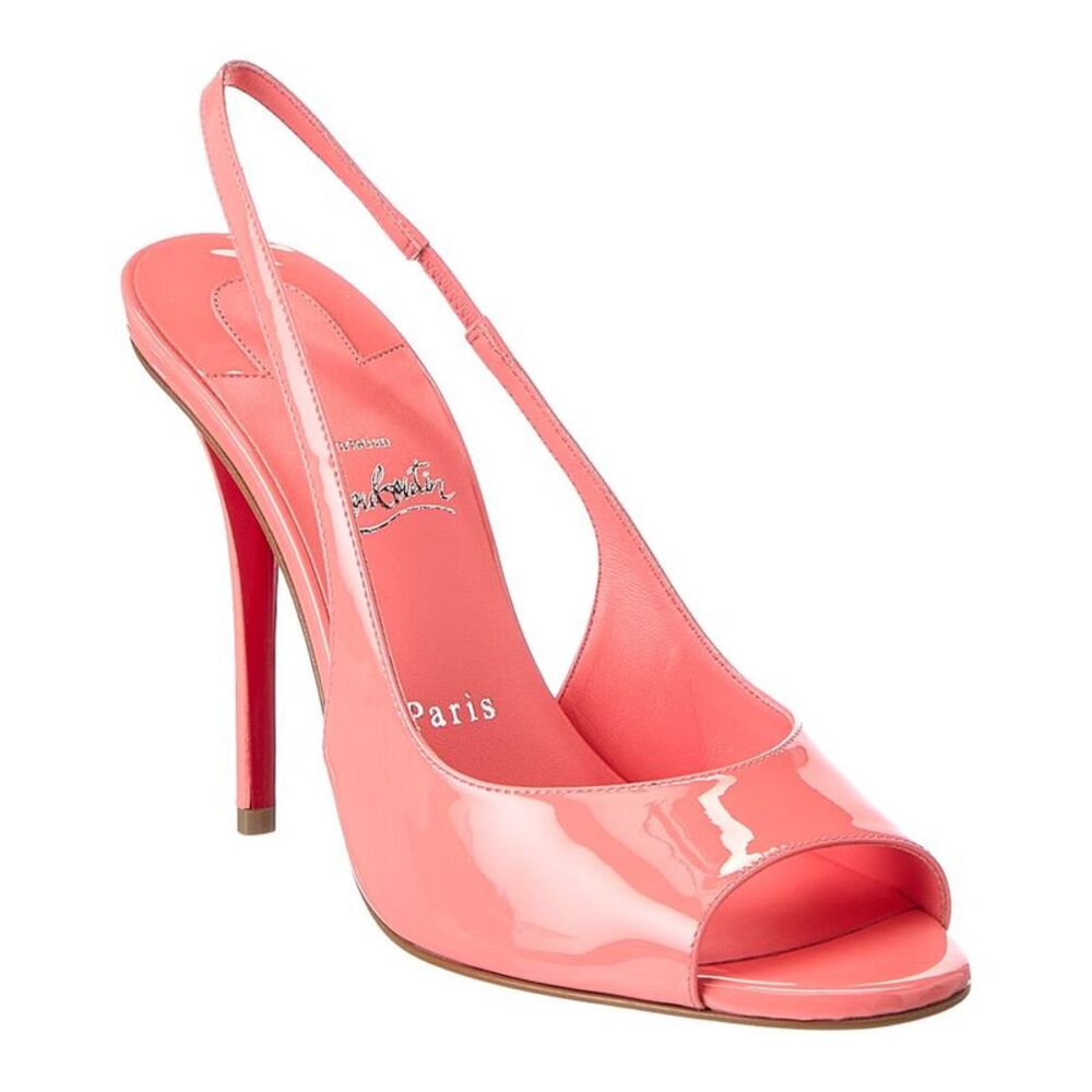 Christian Louboutin Sofia Z 100 Patent Slingback Sandal, Pink